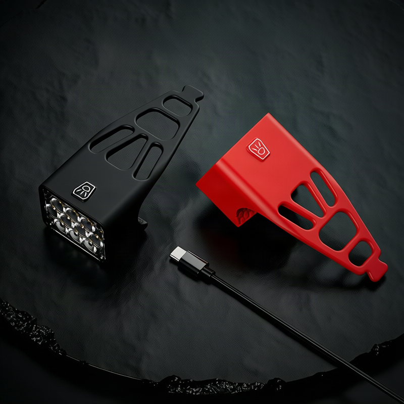 Bicycle light set with USB charging