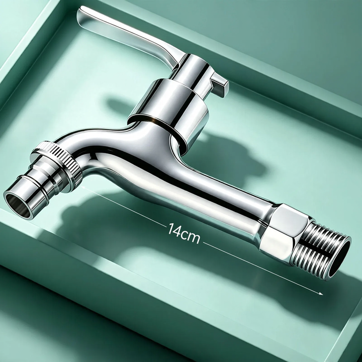 Stainless steel faucet for washing machine and balcony