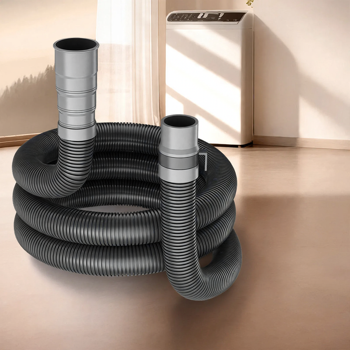 Washing machine drain hose, PVC/Silicone