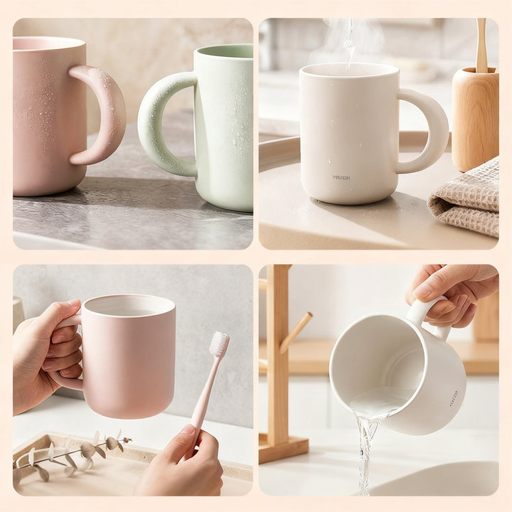 Toothbrush cup made of PP, 201–300 ml