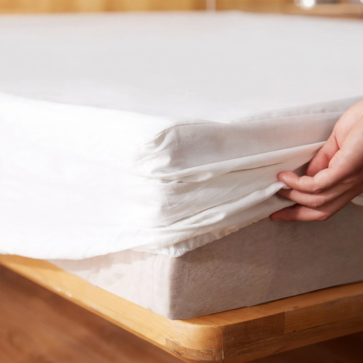Waterproof cotton fitted sheets, 150 x 200 cm