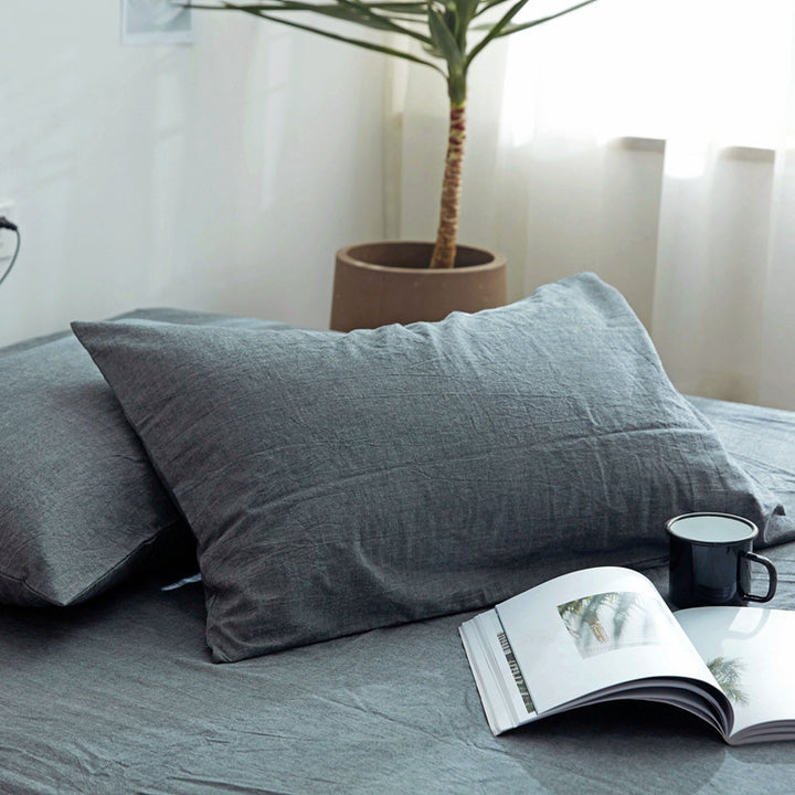 Cotton fitted sheet, 1.8 m bed