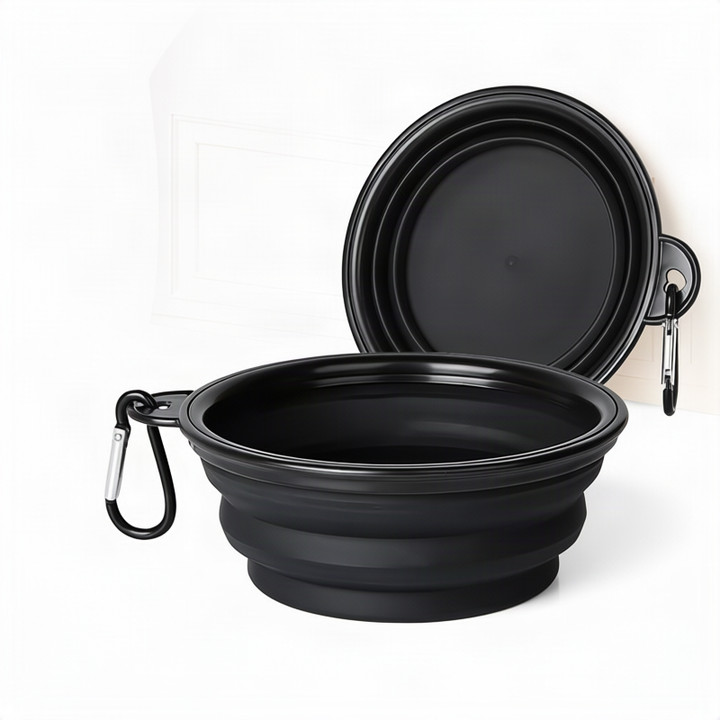Foldable Dog Bowl Made of Silicone