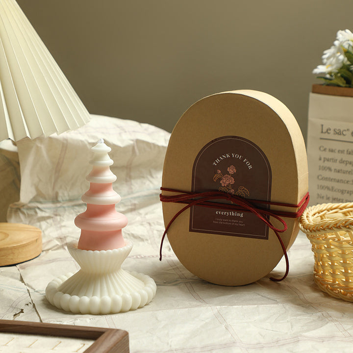 Scented candle in gift box