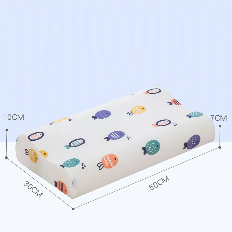 Kids' pillow with wave design made of memory foam