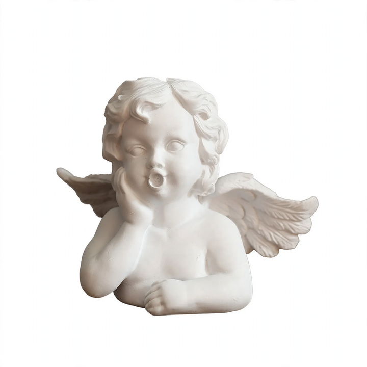 Miniature Angel Figure made of Resin, Table Decoration
