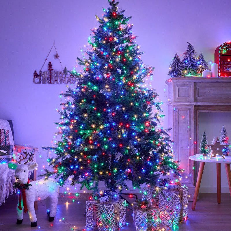 LED string lights with copper wire, dimmable