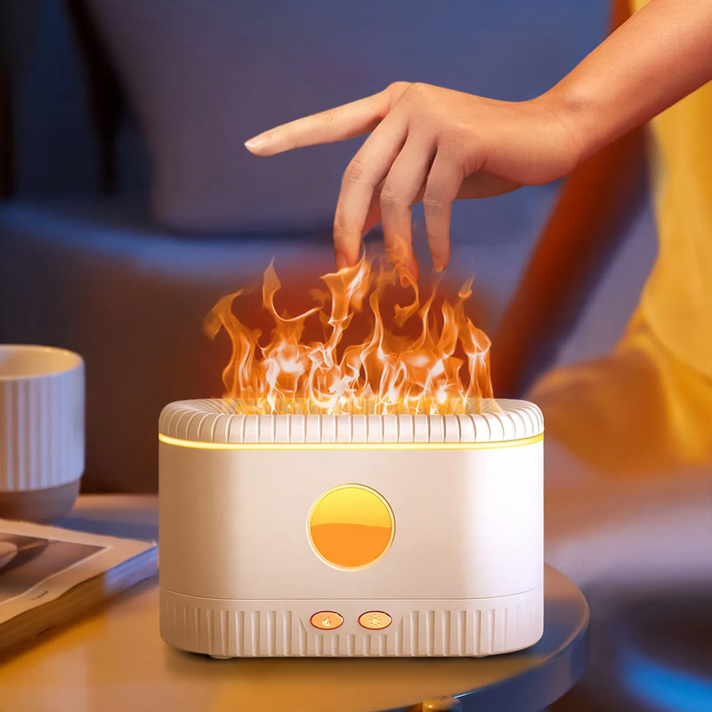 Aroma diffuser with flame effect, 200 ml