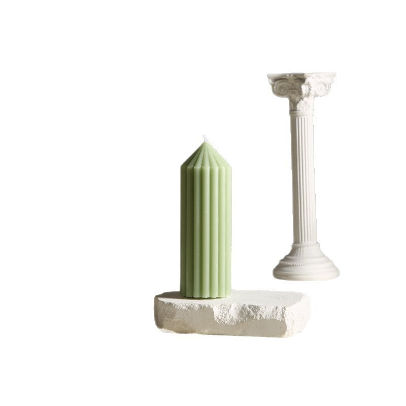 Gear-Scented Candle, Cylinder, Mint Green