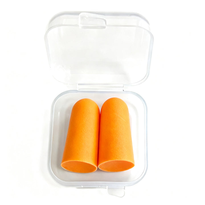 Foam ear plugs, spherical shape, 25×12 mm