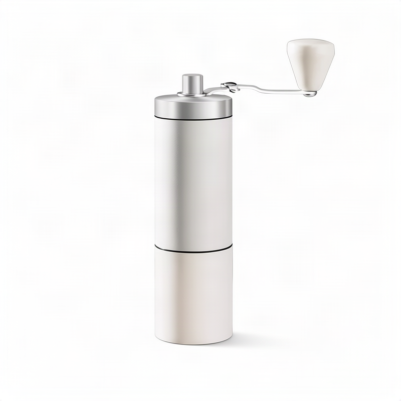 Manual coffee grinder made of stainless steel