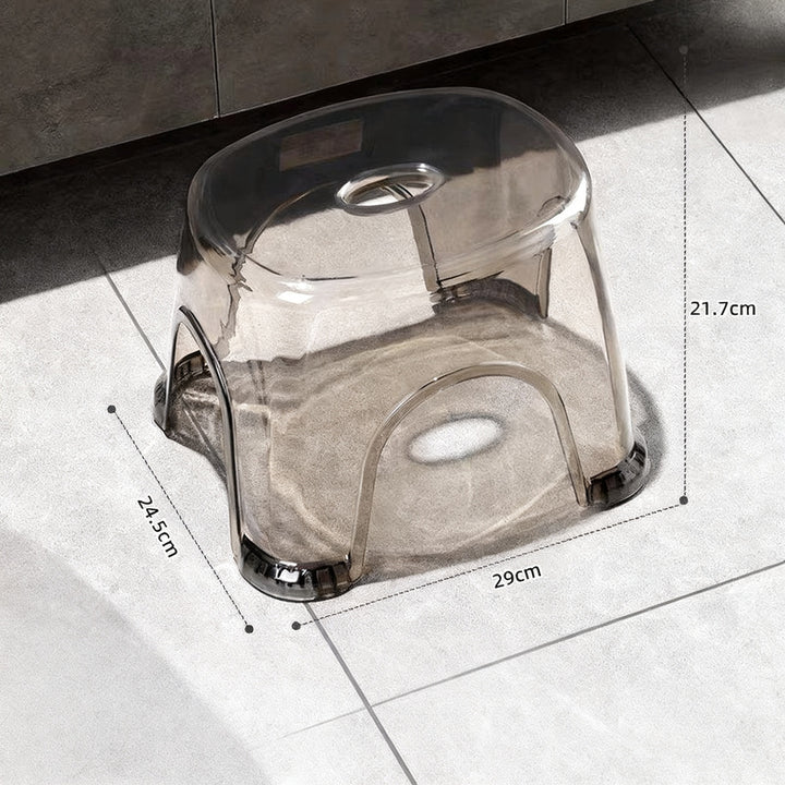 Plastic stool, non-slip, in two sizes