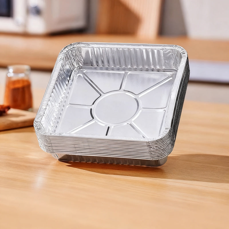 Silicone baking paper and aluminum foil for air fryers