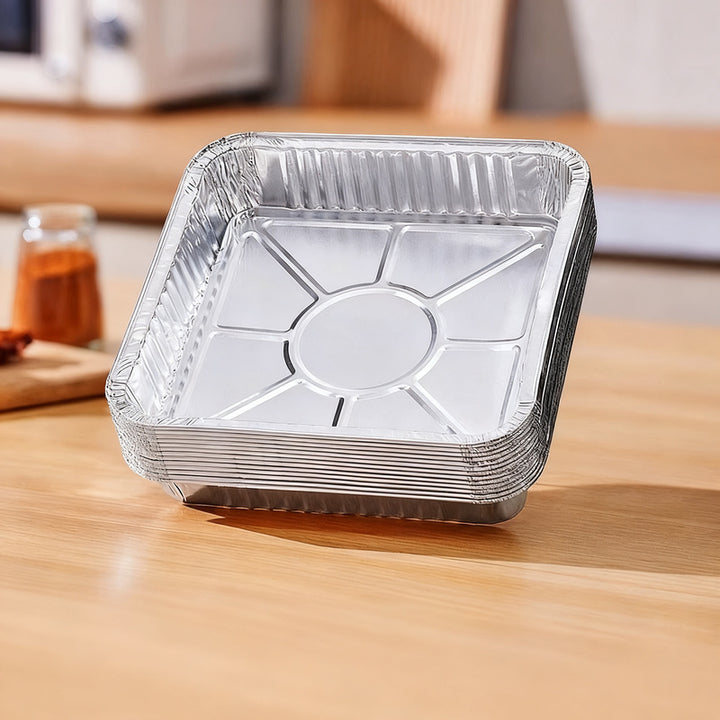 Silicone baking paper and aluminum foil for air fryers