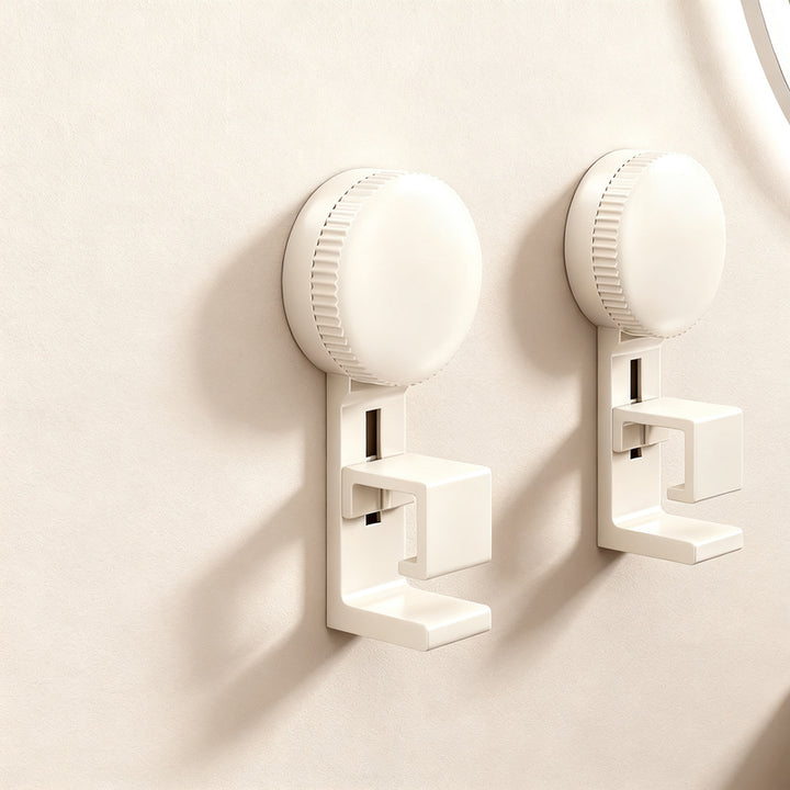 Suction cup sink hook, wall mountable