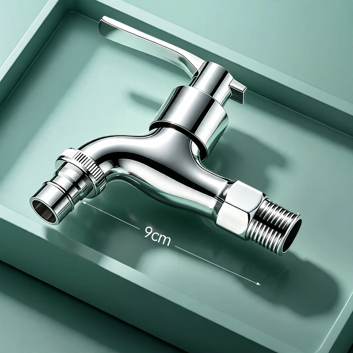 Stainless steel faucet for washing machine and balcony
