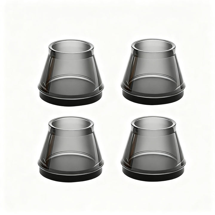 Silicone chair glides and furniture feet, round