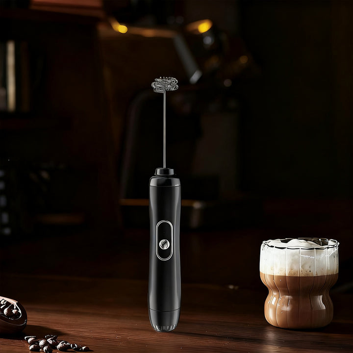 Electric milk frother, USB-C, multiple functions
