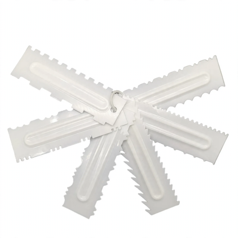 Dough Scraper Set 6-piece made of stainless steel