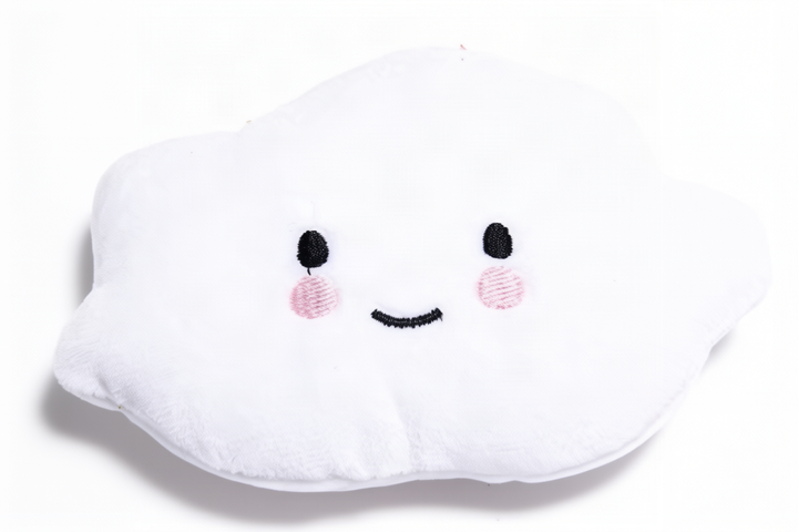 Plush dog toy with squeaker