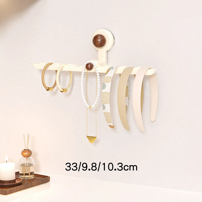 Wall-mounted hairpin organizer