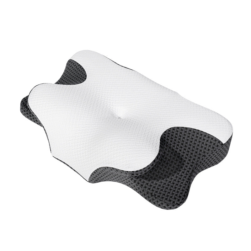 Butterfly shape neck support pillow made of memory foam