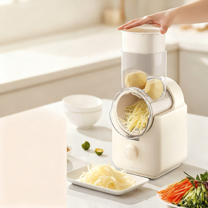 Electric vegetable cutter, multifunctional