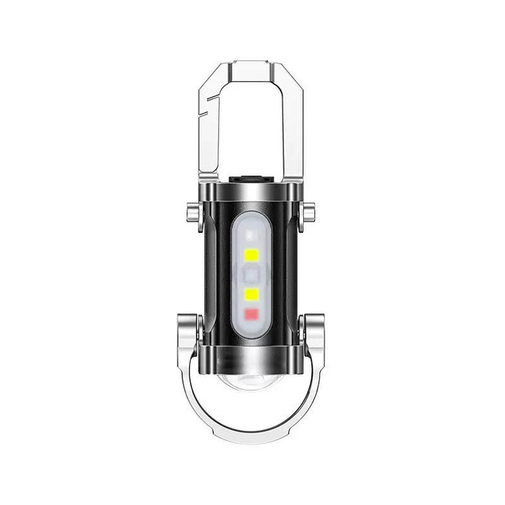 Mini flashlight with keychain, LED