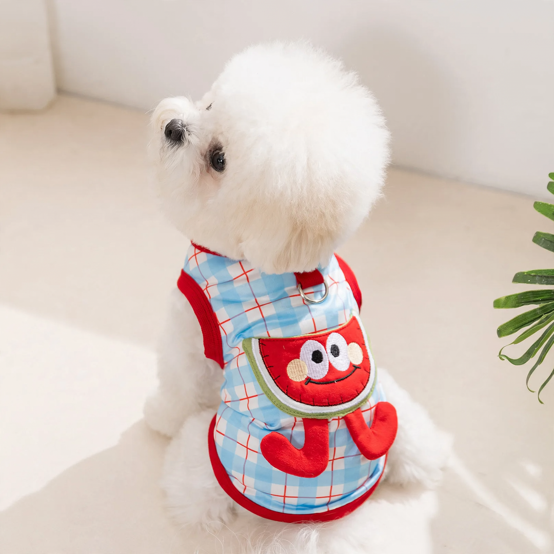 Thin, breathable summer dish shirt for dogs