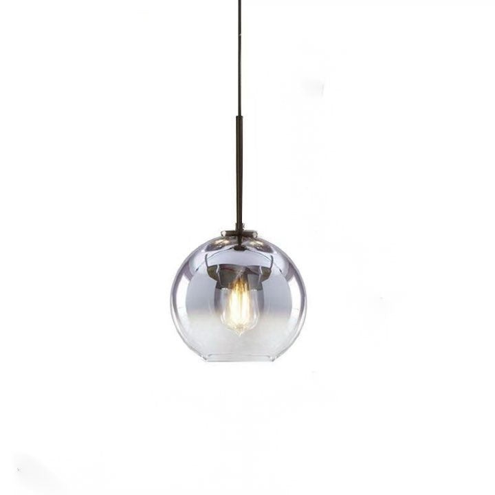 LED pendant light in industrial style, height adjustable