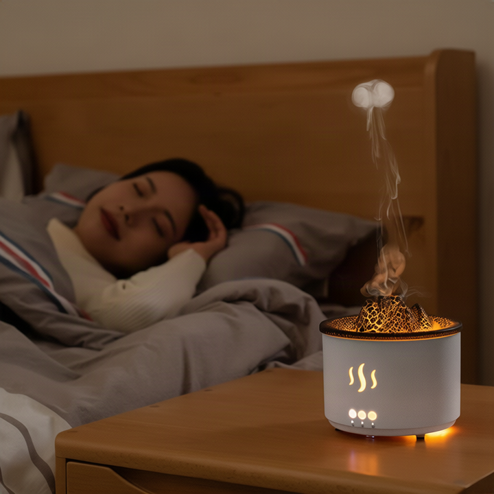 Ultrasonic diffuser with humidity function