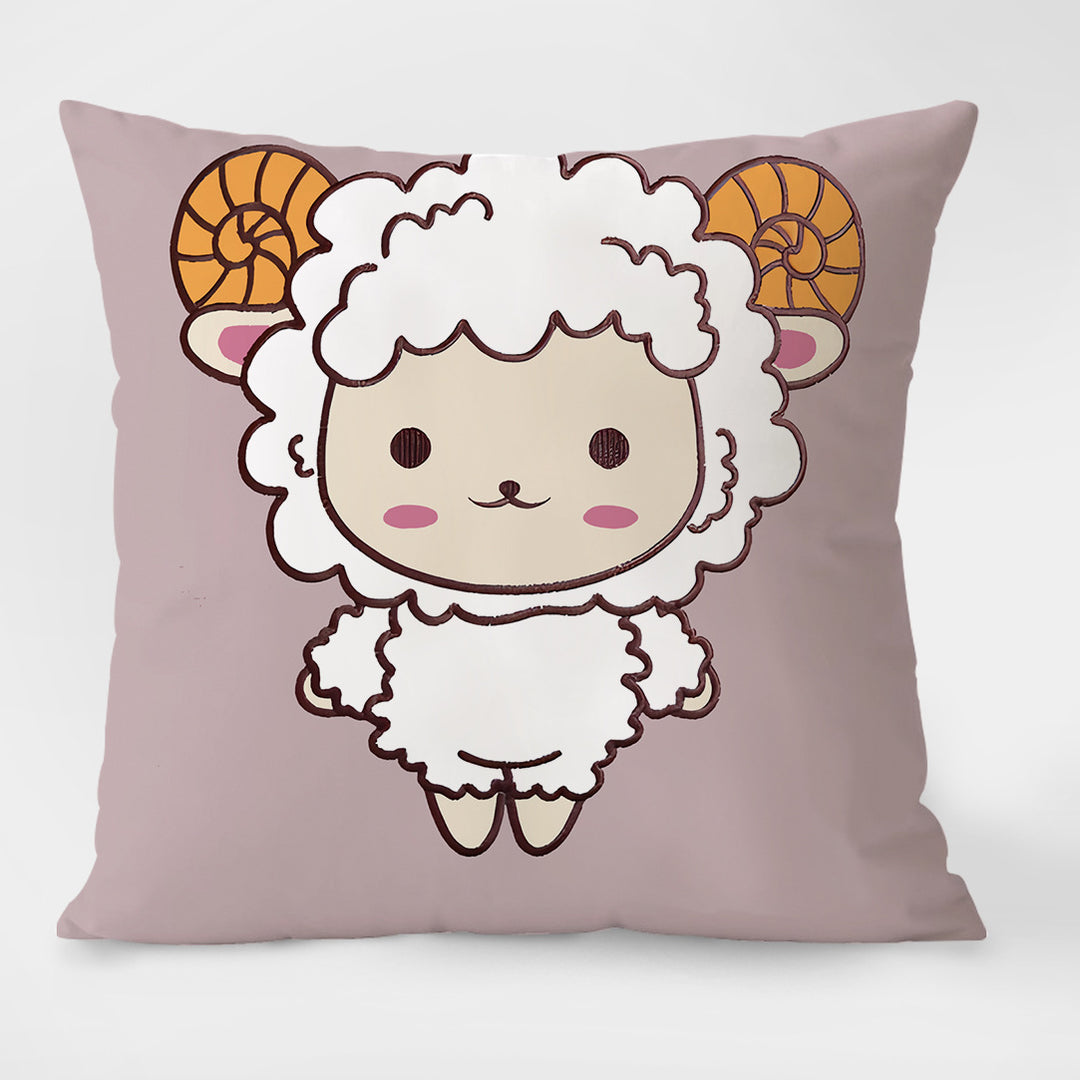 Decorative cushions with cartoon design, filled