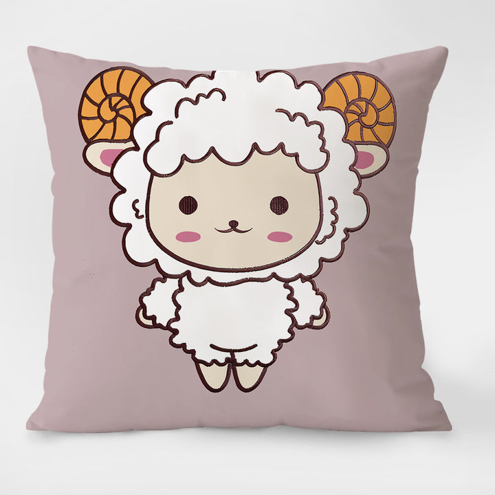 Decorative cushions with cartoon design, filled