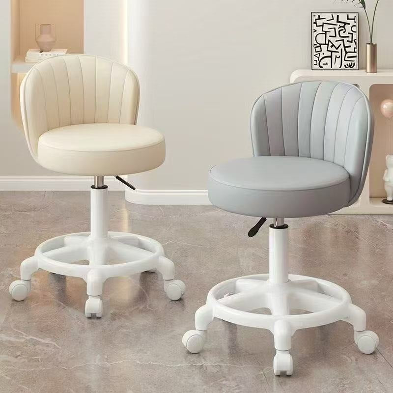 Bar stool with bowl and high backrest