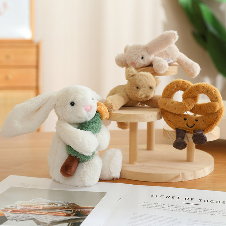 Plush Rabbit with Heart, Stuffed Animal
