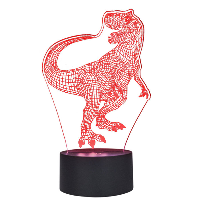 3D night light made of acrylic with 7 colors, USB operation