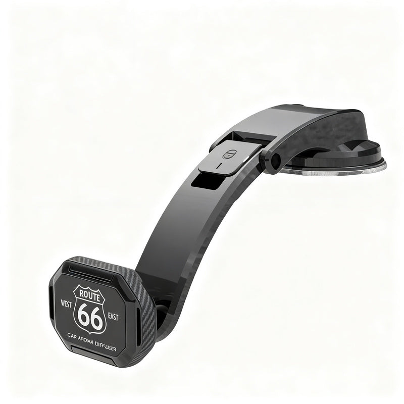 Magnetic phone holder for car, multiple mounting options