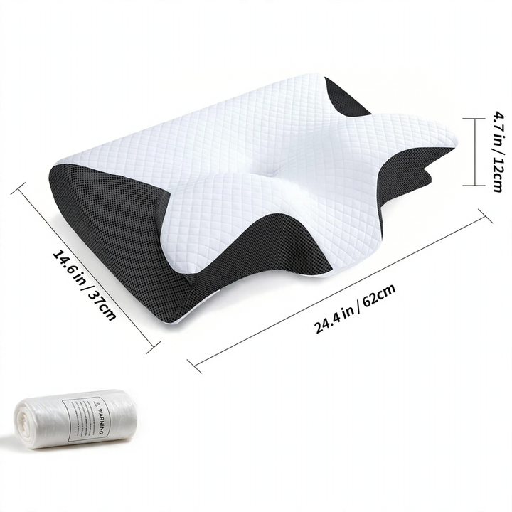 Butterfly-shaped Neck Support Pillow made of Memory Foam