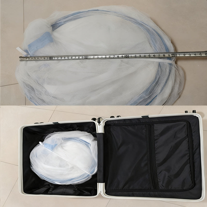 Portable mosquito net for travel, collapsible