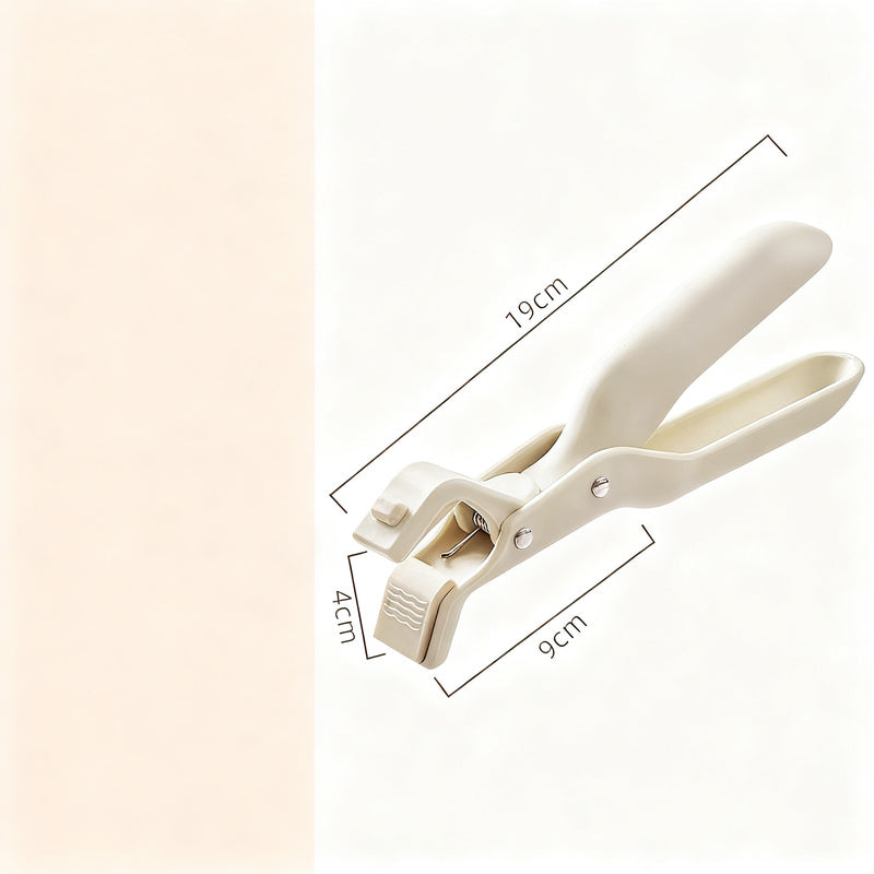 Heat protection tongs for bowls and plates
