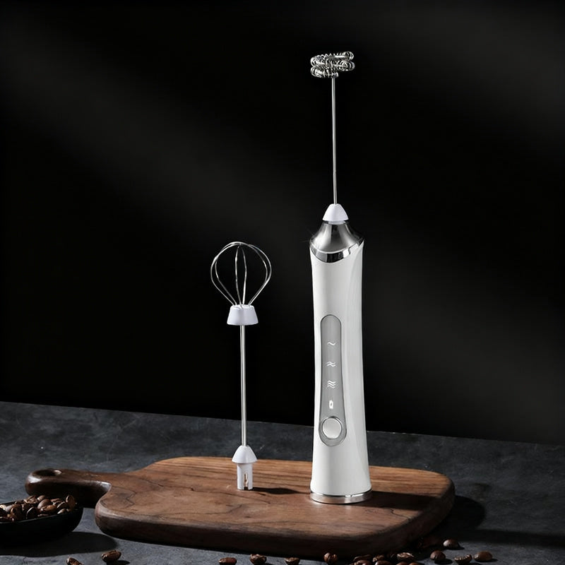 Electric milk frother, USB-C, multiple functions