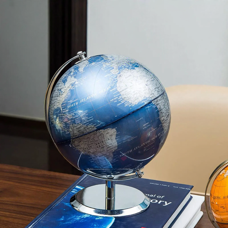 Globus decorative figure, transparent, modern design