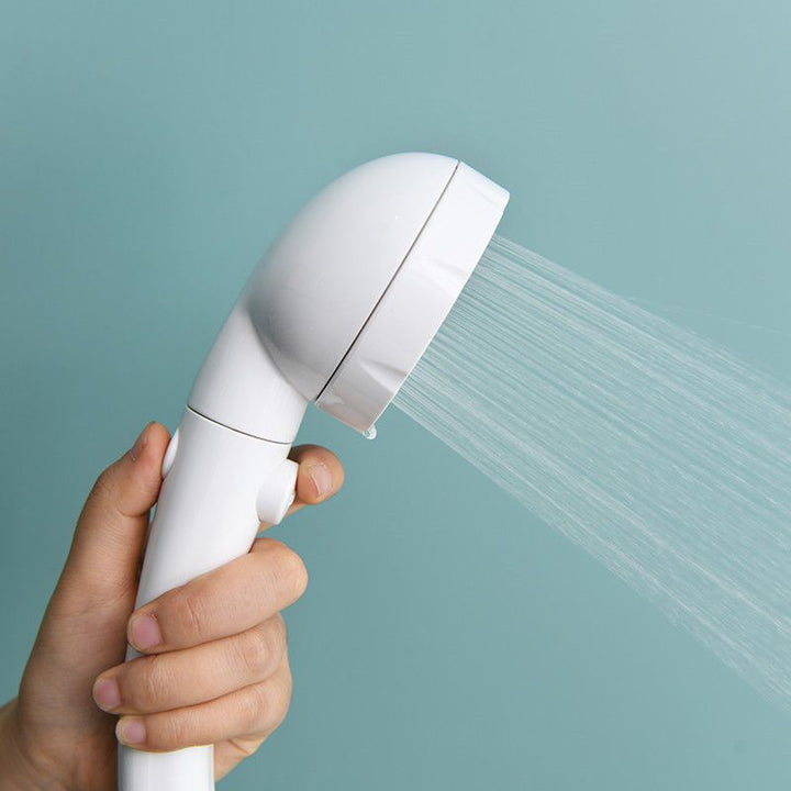 Hand shower with 3 spray types and stop function