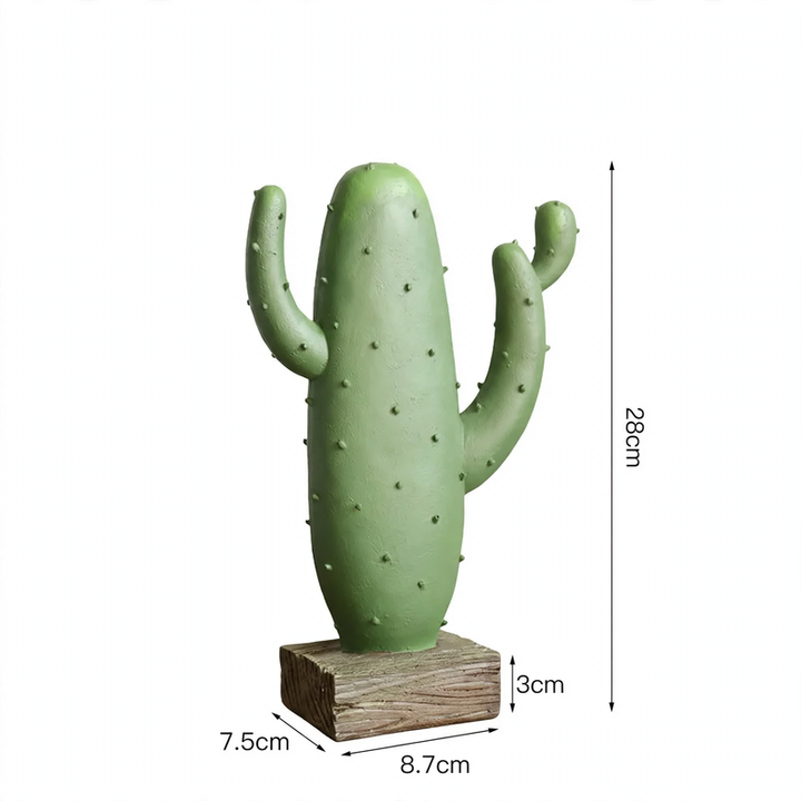 Resin decorative figure cactus, Nordic design