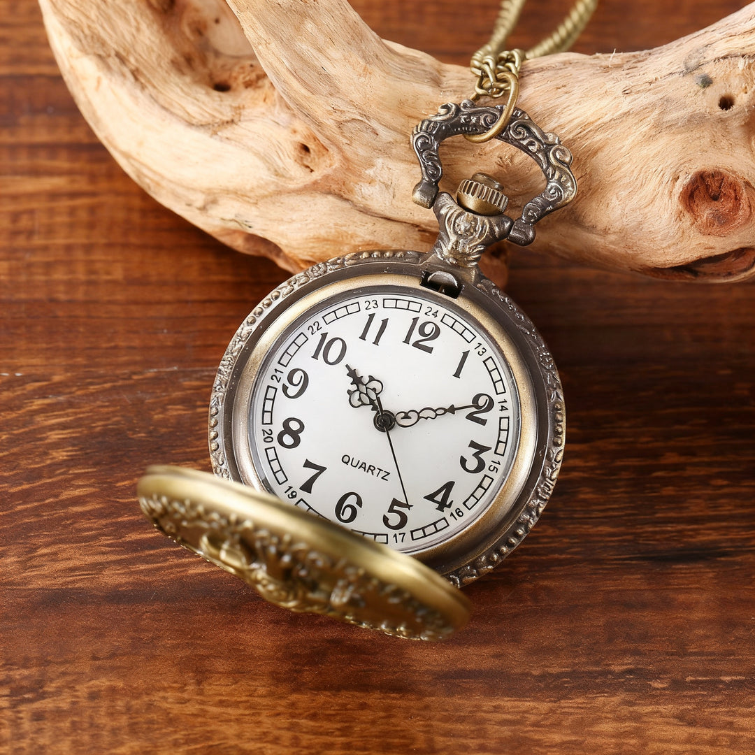 Pocket watch with hands, 40 mm diameter