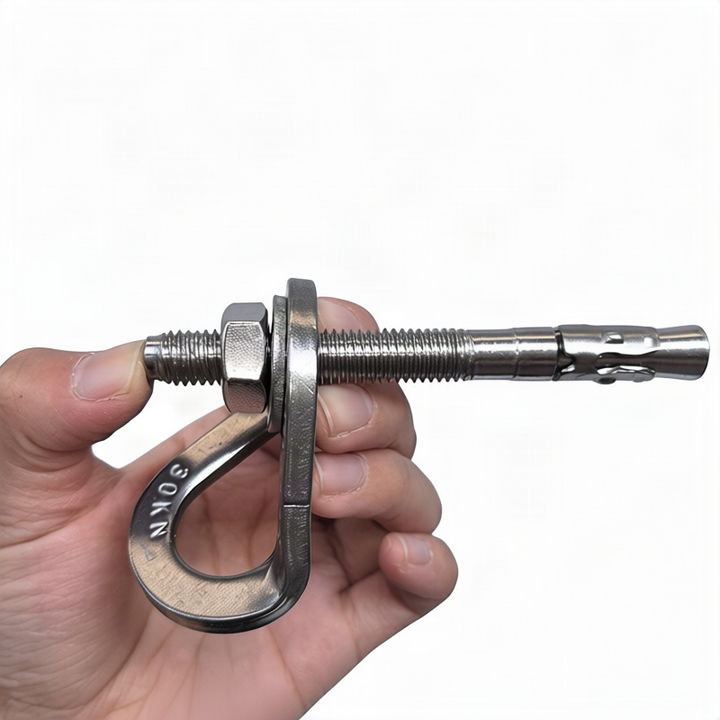 Steel carabiner for climbing, 25 KN