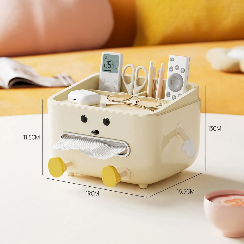 Table Tissue Box, Plastic, Modern Design