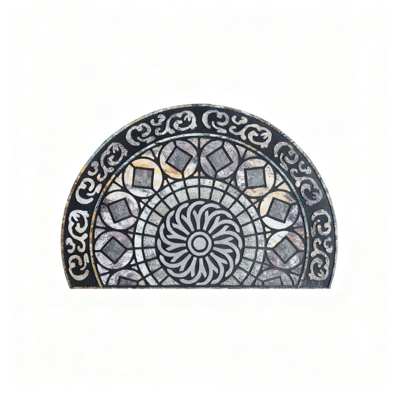Diatomaceous earth doormat, square, non-slip