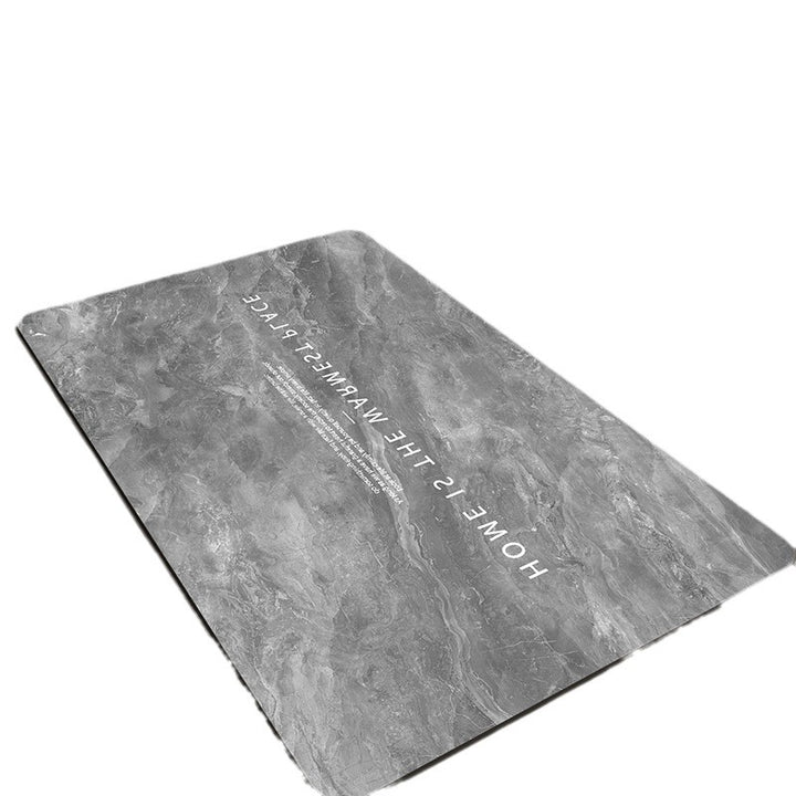 Diatomaceous earth bath mat, non-slip