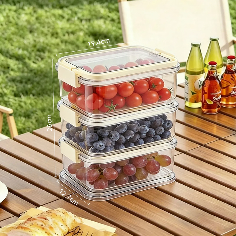 Cooler with ice compartment and partition compartments